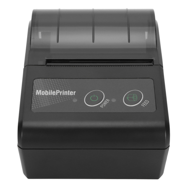 58mm Mini Termisk POS-skrivare Handhållen Bluetooth Kvittoskrivare Ficksskrivare för Mobiltelefoner Surfplattor 100‑240V