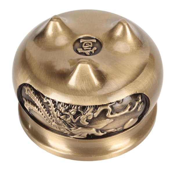 Messing Røgelse Brænder Rustfri Dekorativ Metal Røgelse Brænder Holder med Røgelse Pindeholder Base Bronze