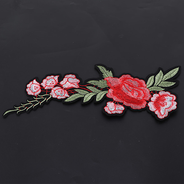 Rose Clothing Broderet Patch DIY Dekoration Strygejern Sy Mærkat Applikation Håndværk Tilbehør