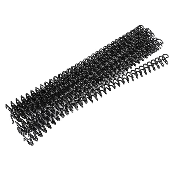 20 stk. 30 hulløs plastspiralring til A4-papir 11 mm sort