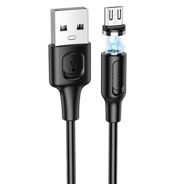 Borofone BX41 magnetisk opladerkabel egnet til Android