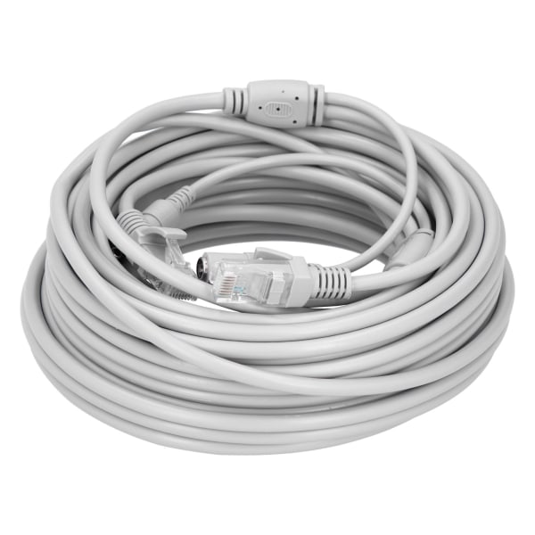 Bærbar Ethernet-kabel 2-i-1 strømforsyningsnetværkskabel til IP-kamera NVR CCTV-system 20m / 65,6ft