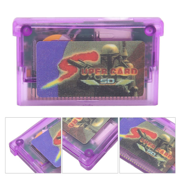 Videopelien muistikortti GBA:lle, GBA SP:lle, GBM:lle, polttava kortti, pelikortit, Mini Super Card, tukee muistikorttia