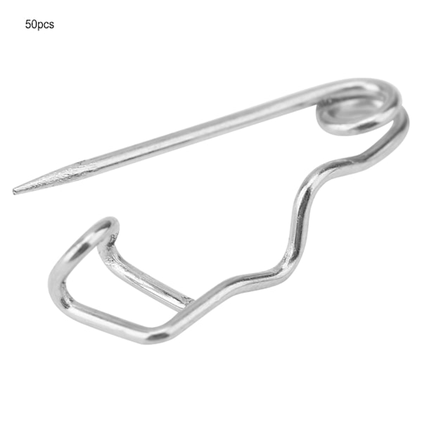 50 kpl metallisia turvakiinnittimiä, neulakiinnittimiä, rintaneulakiinnittimiä, lukitusneulakiinnittimiä, ompelutarvikkeita (22 mm)