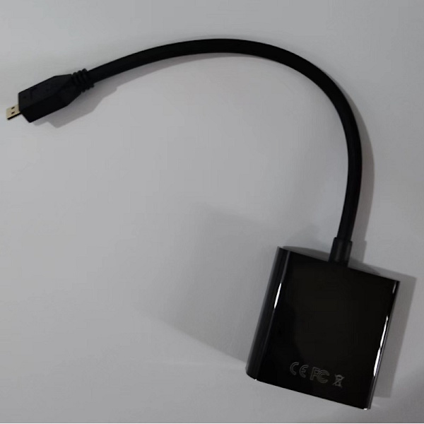 Micro HDMI - VGA -muunnin Micro HDMI - VGA -videomuunnin 1080P 0,2 m