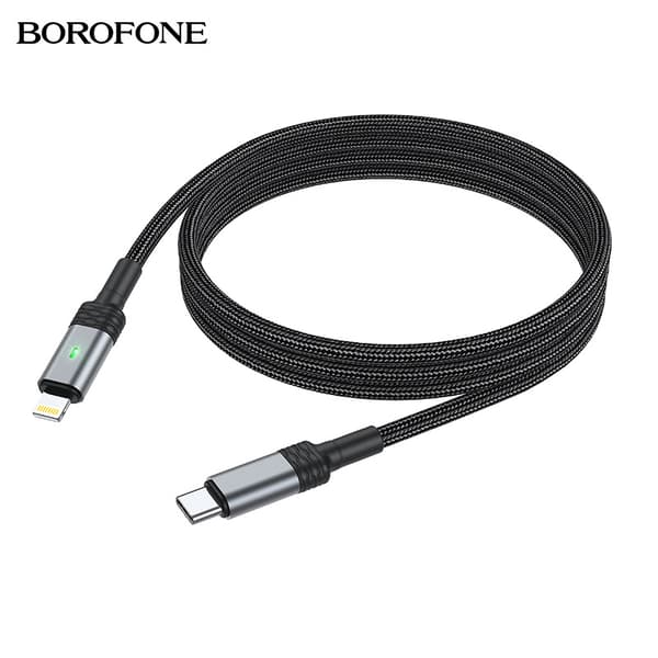 Borofone BU30 Lynk & Co PD intelligent datakabel med strømavbrudd