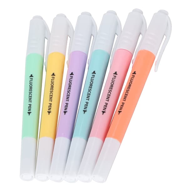Dubbelsidig highlighter för barn, målarpennor, markeringspennor