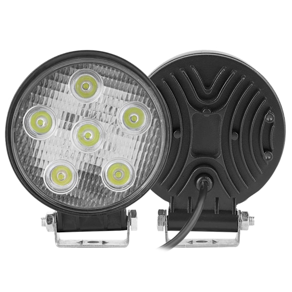 18W LED Arbeidslys Rundt Stang Auto Kjørelys Bil Lastebil Modifikasjon