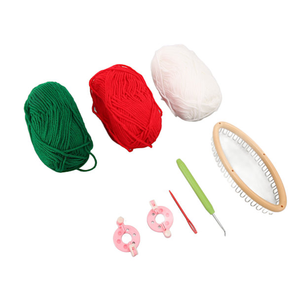 Sock Loom Kit 36 Pegs Stark Metall Enkel Användning Allmänt Använd Liten Stickning Loom Kit för Barn Familj DIY