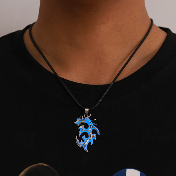 Flamd Drake Luminous Hänge Kan Glöd ihålig Drake Halsband