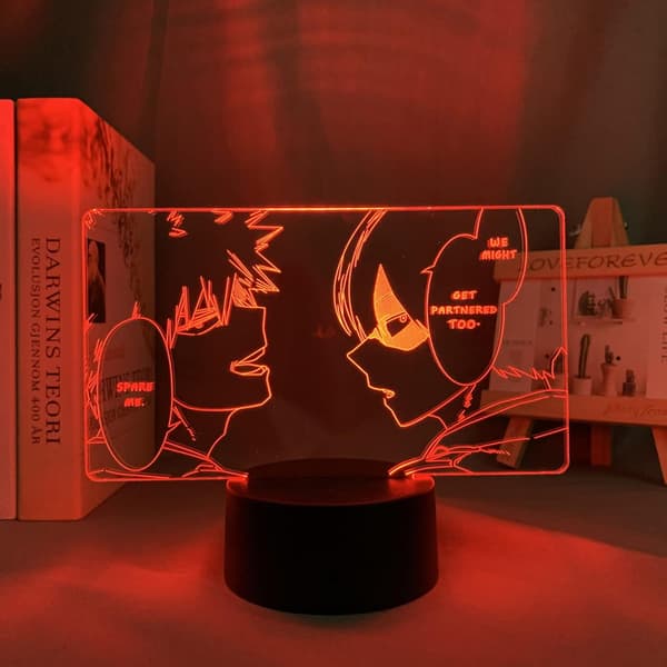 3D Led Illusion Lampe Natlys Bakugo Katsuki 3D Lampe Anim