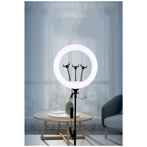 Ringljus med stativ Dimbar LED Selfie Circle Lig