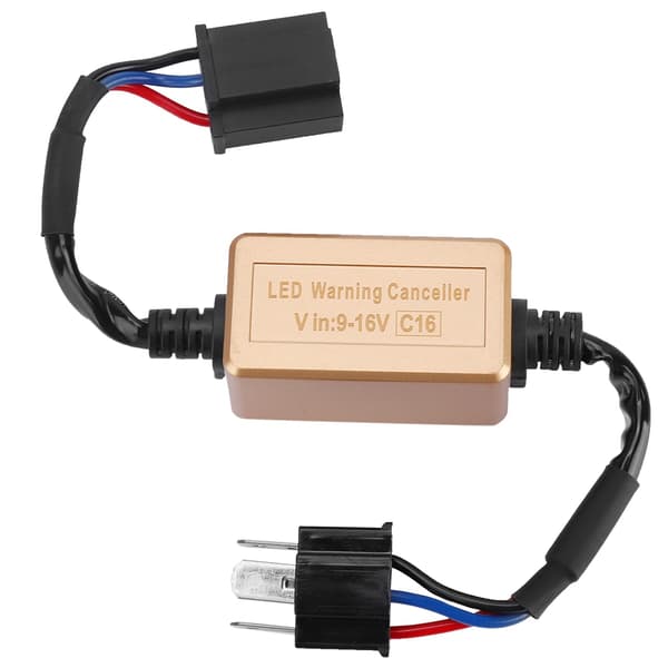 2 stk H4 9003 LED Hovedlys Dekoder Anti-Flimmer Motstand Feilvarsel Kansellerer