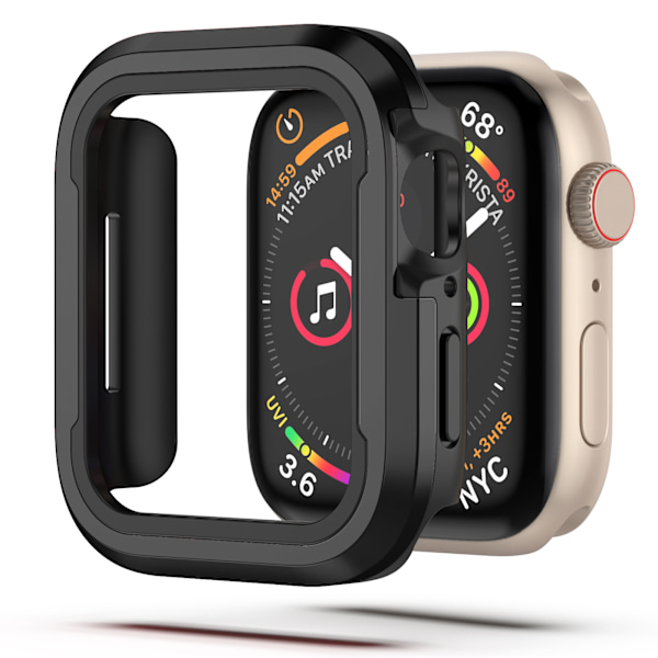 Alumiininen puskuri Metallikotelo suunniteltu Apple Watch Series 7 /8 45mm, Kestävä suojakotelo iskunkestävä TPU