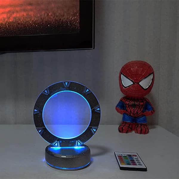 Atlantis Stargate Natlampe Kreativ Stereo LED 3D Nat
