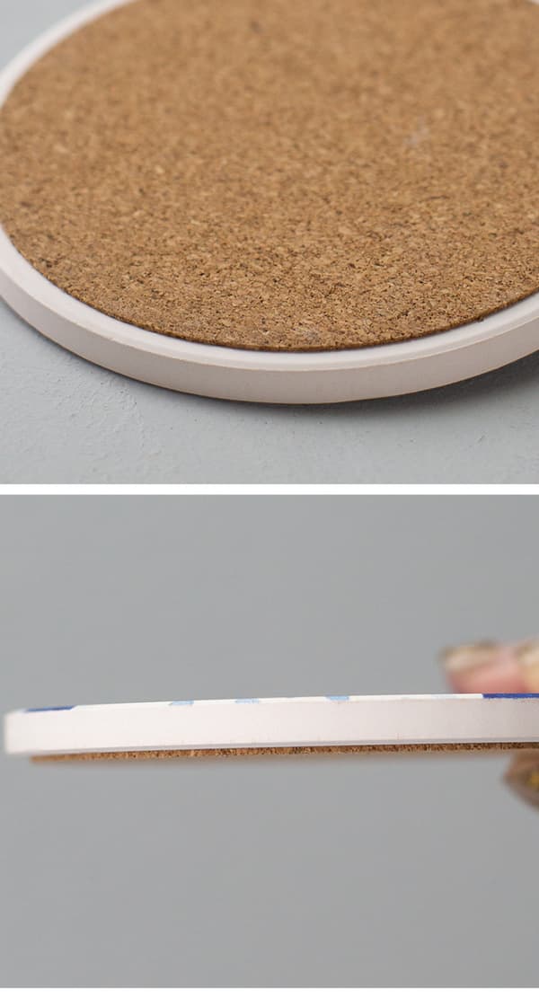 Absorberende steinbrikker for drikke med korkbase, for innflyttingsfest