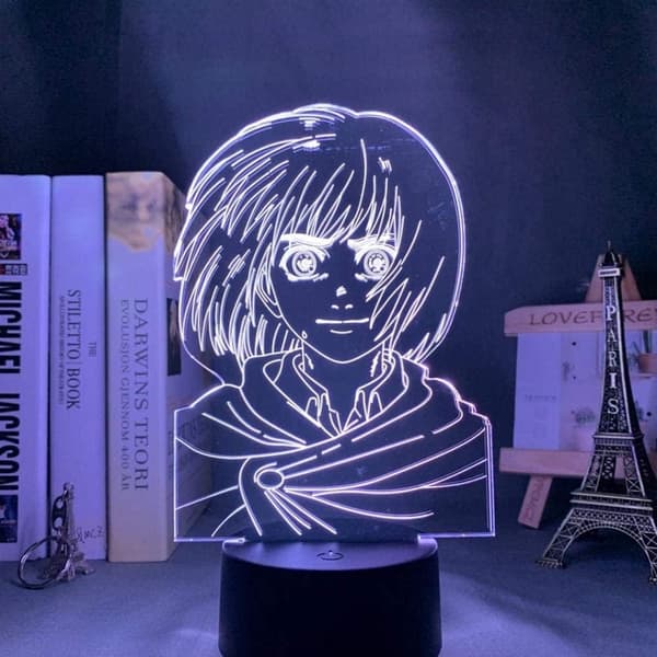 Attack on Titan 3D Anime Lamp Natt Levi Ackerman Illusion N