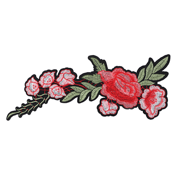 Rose Clothing Broderet Patch DIY Dekoration Strygejern Sy Mærkat Applikation Håndværk Tilbehør
