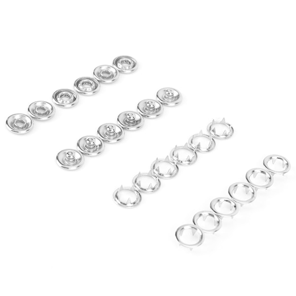 200 stk 9,5 mm hule pigg trykknapp feste for baby heldress