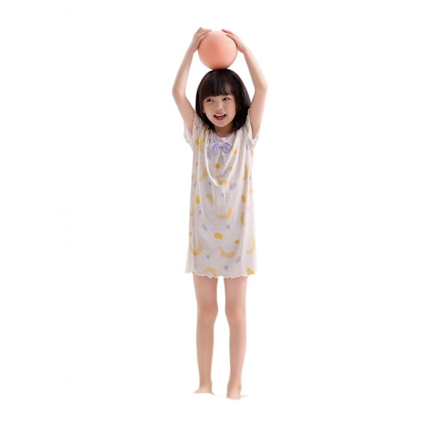 Flickor Småbarn Sommar Kortärmad Pyjamas Klänningar,XL