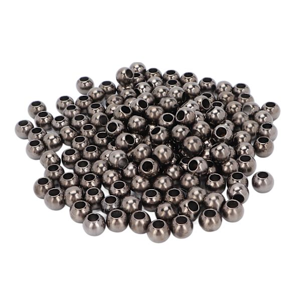 200 st hartsresin pärlor bred applikation blank yta robust hållbar levande färg hantverks pärlor för smycken kläder väska 12 mm pistol färg