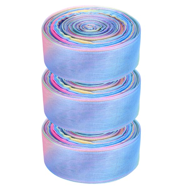 3 st 25 mm 10 meter band för presentförpackning inslagning hår bröllopsfest dekoration