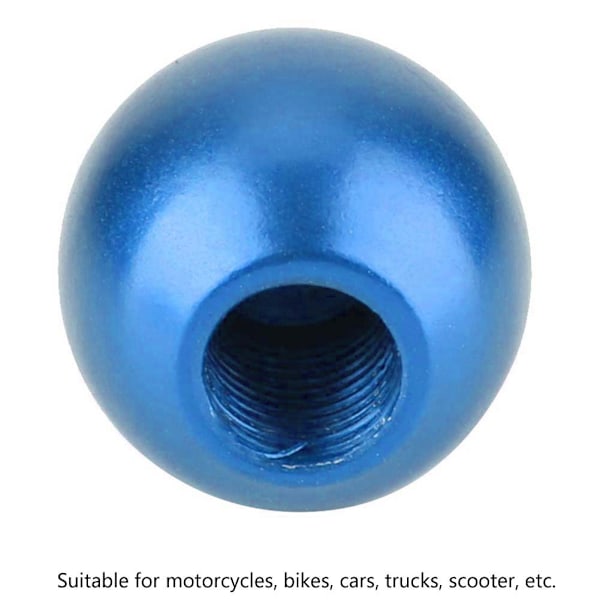 4 st Aluminiumfälg Motorcykel Bil Lastbil 8-Boll Däck Luftventil Stamlock Dammlock Blå