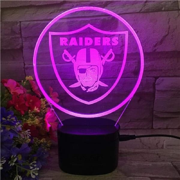 3D LED Illusionslampe, Natlampe 16 Farver Dæmpbar USB-strøm