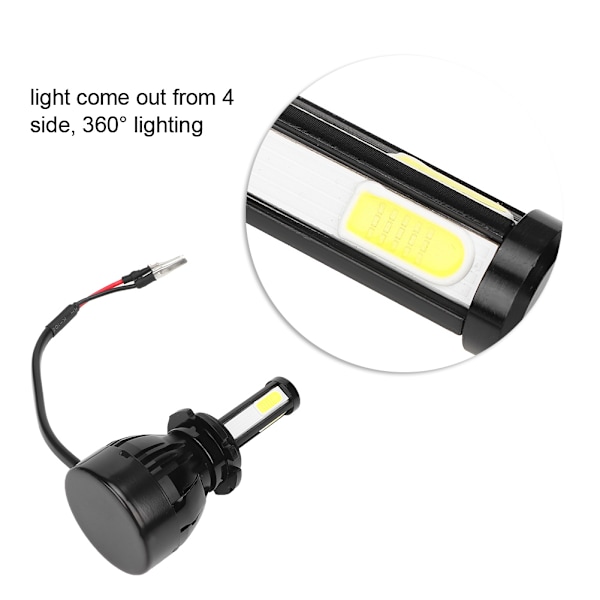 2 stk D1 D2 D3 D4 80W Super Lys Bil LED Hovedlys Vanntett Auto Hovedlys