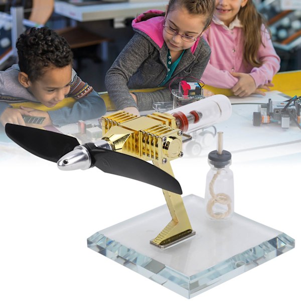 Varmtluft Stirling-motor Model Flyvemaskine Propel Videnskab Eksperiment Undervisning Fysik Legetøj