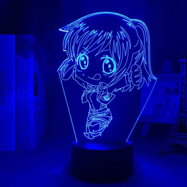 Attack on Titan 3D Anime Lampe Nat Levi Ackerman Illusion N