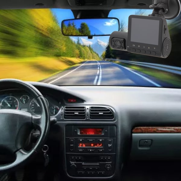 3 Channel Dash Cam 1080P Three Way Triple Car Camera Night Vision Loop Recording Driving Recorder