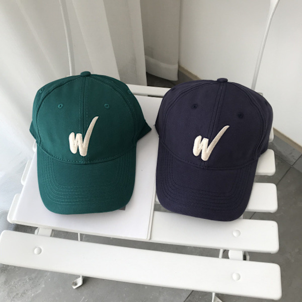 Hatt vår och sommar broderad alfabet basebollkeps casu Green