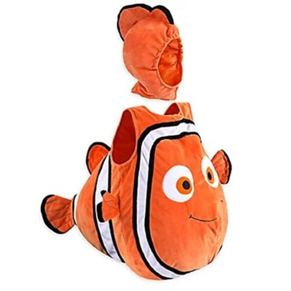 Halloween barnkostym för rollspel, tecknad clownfiskdräkt, kostym Halloween-kostymer 80cm