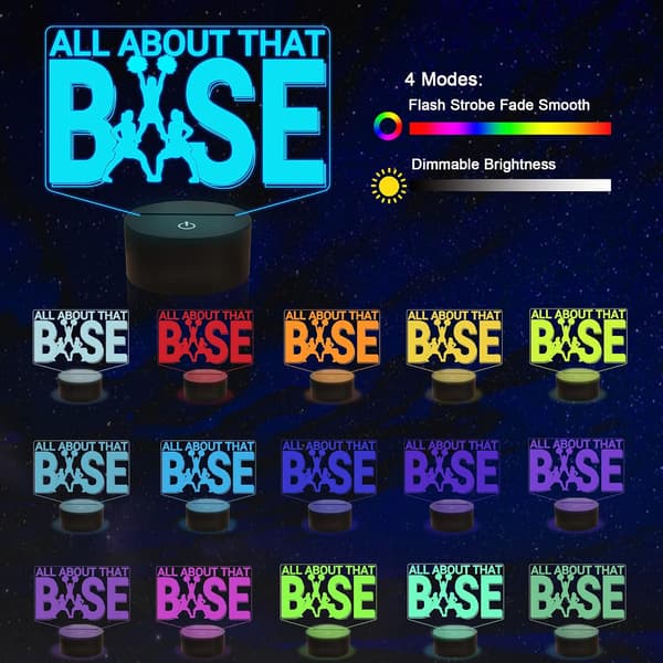 All About That Base Cheerleading Natlampe, Cheer Gaver til