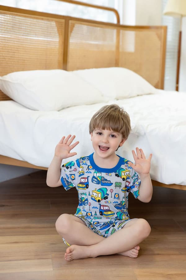 Poikien pyjamat Dinosaur Train -yöasut, lyhyet setit, L(P1014D)