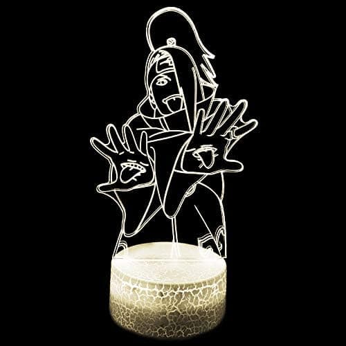 Naruto Kakashi Uchiha Sasuke 3D Illusion Natlampe Sm
