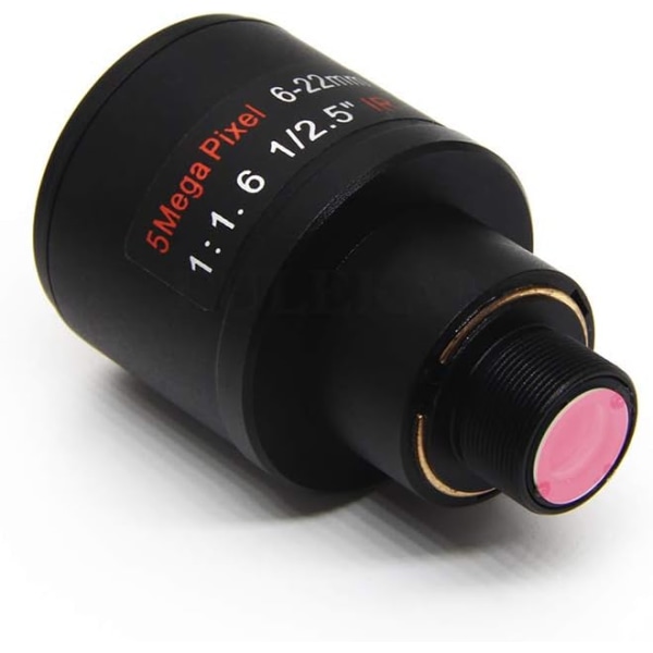 5MP Action Kamera Vari-Fokal Linse 6-22mm M12 Montering 1/2.5 Tommer IR Filter Lang Afstand Visning