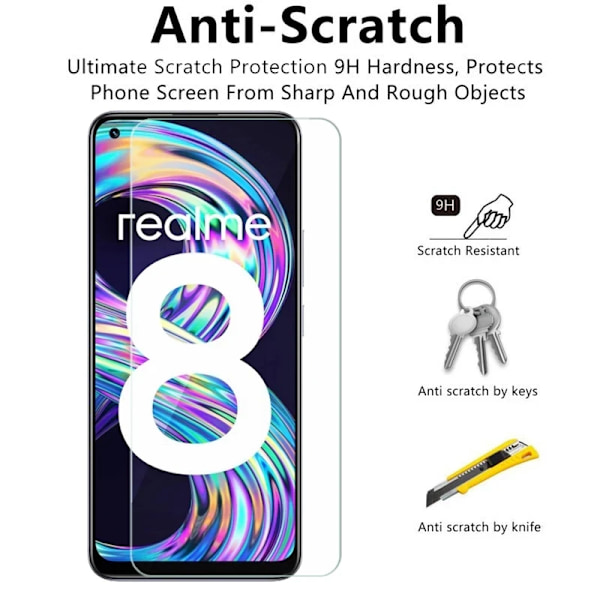 4IN1 Härdat Glas För Realme C25S Kameraskydd