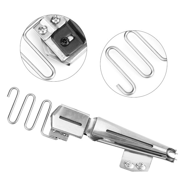 Bindande Hemmer Metall Justerbar Enkelvikningsmapp Special Sy Maskin TillbehörOutlet 1-3/8 Inlopp 3-1/8
