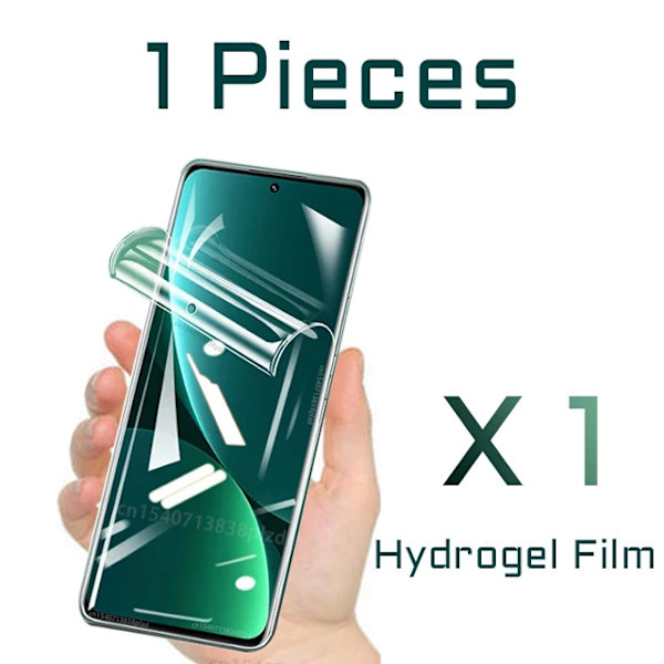 Hydrogel Film för Xiaomi Mi 12 Skärmskydd Full Cover Curved