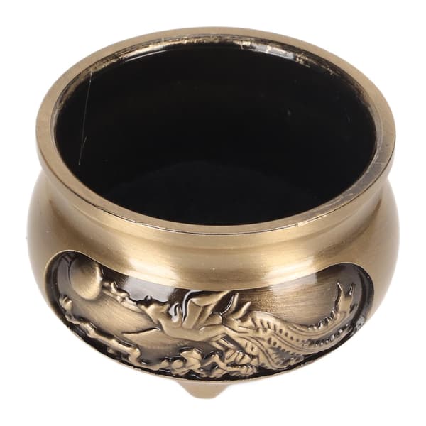 Messing Røgelse Brænder Rustfri Dekorativ Metal Røgelse Brænder Holder med Røgelse Pindeholder Base Bronze