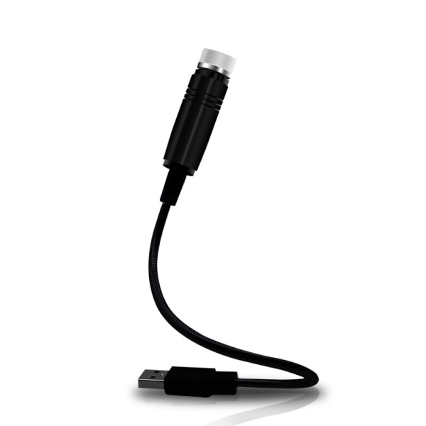 Bilvelkomstlys usb stjernelys laserprojektion bil stemmeaktiveret atmosfærisk lys tag fuld af stjerner led atmosfærisk lys (blå-violet)