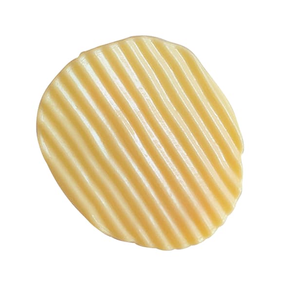 Søte potetgullklips multifunksjonelle minimalistiske holdbare bærbare potetformede potetgull morsomme forseglingklips oppbevaringsposeklips gul rund