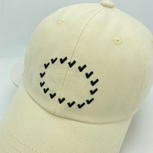 Hatt Dame Vår og Sommer Enkel Liten Bokstav Peak Cap Blue
