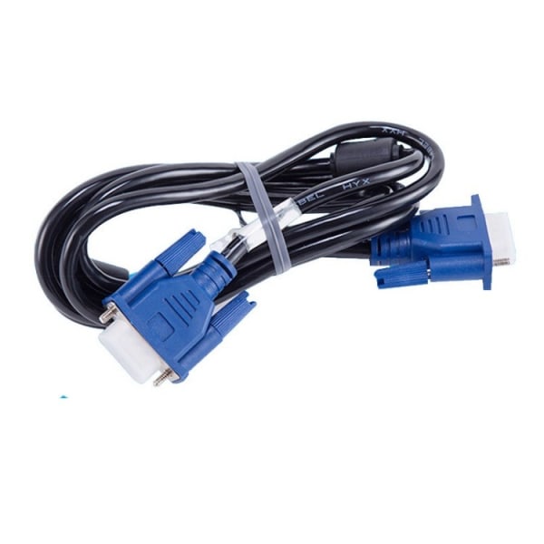 Anslutning till datorskärm VGA-kabel projektordata VGA-kabel 1,5 m video VGA-kabel，2pack