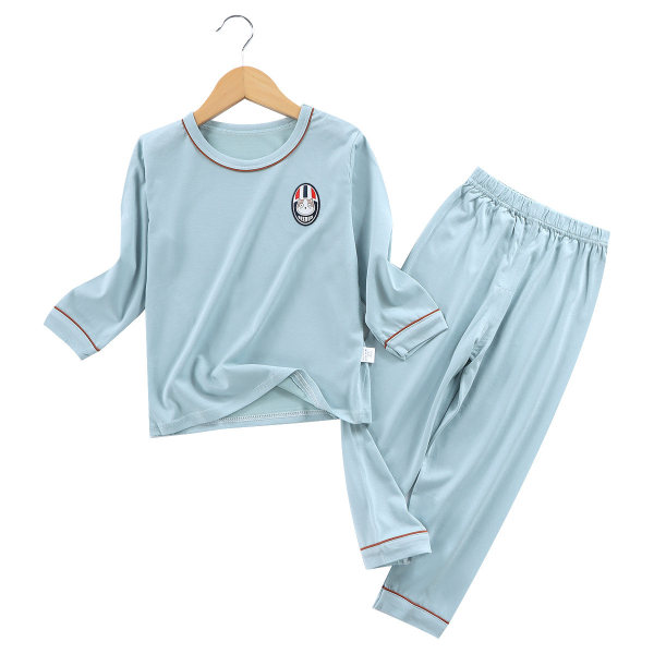 Flickor och pojkar pyjamas mysiga pyjamas flickor,XL (blå）
