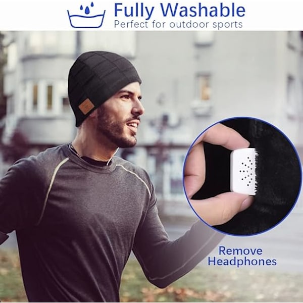 Bluetooth-mössa för män, hatt för kvinnor, herrpresenter, julklappstips för vuxna