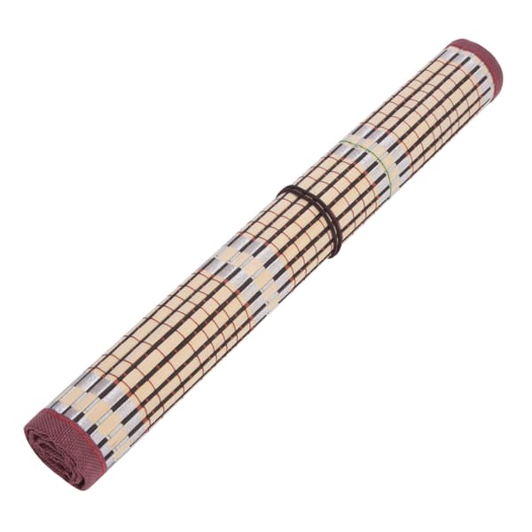 Målarpensel Bambu Rullväska Kalligrafi Pen Case Gardin Pack Konstmaterial