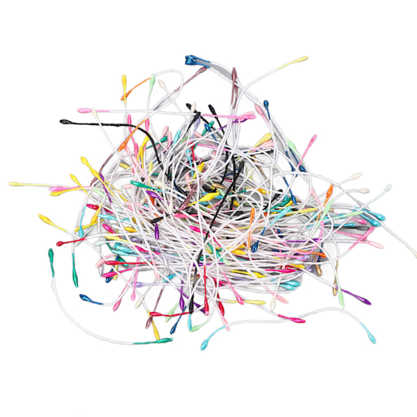 1800 stk. Blomsterstøv Kunstige Blomsterstøv Tilbehør Tilfældig Farve Plastik Blomst 1mm
